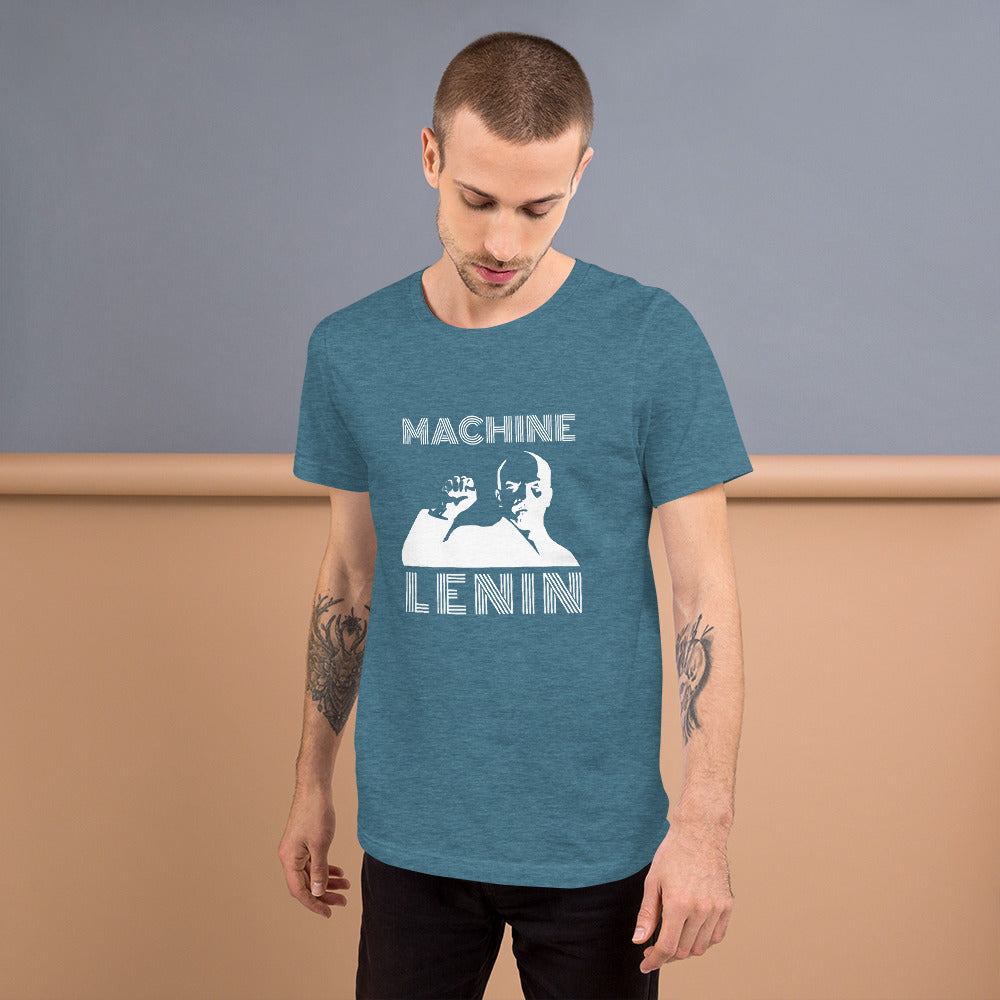 Machine Lenin - Short-Sleeve Unisex T-Shirt by DarkByteGear