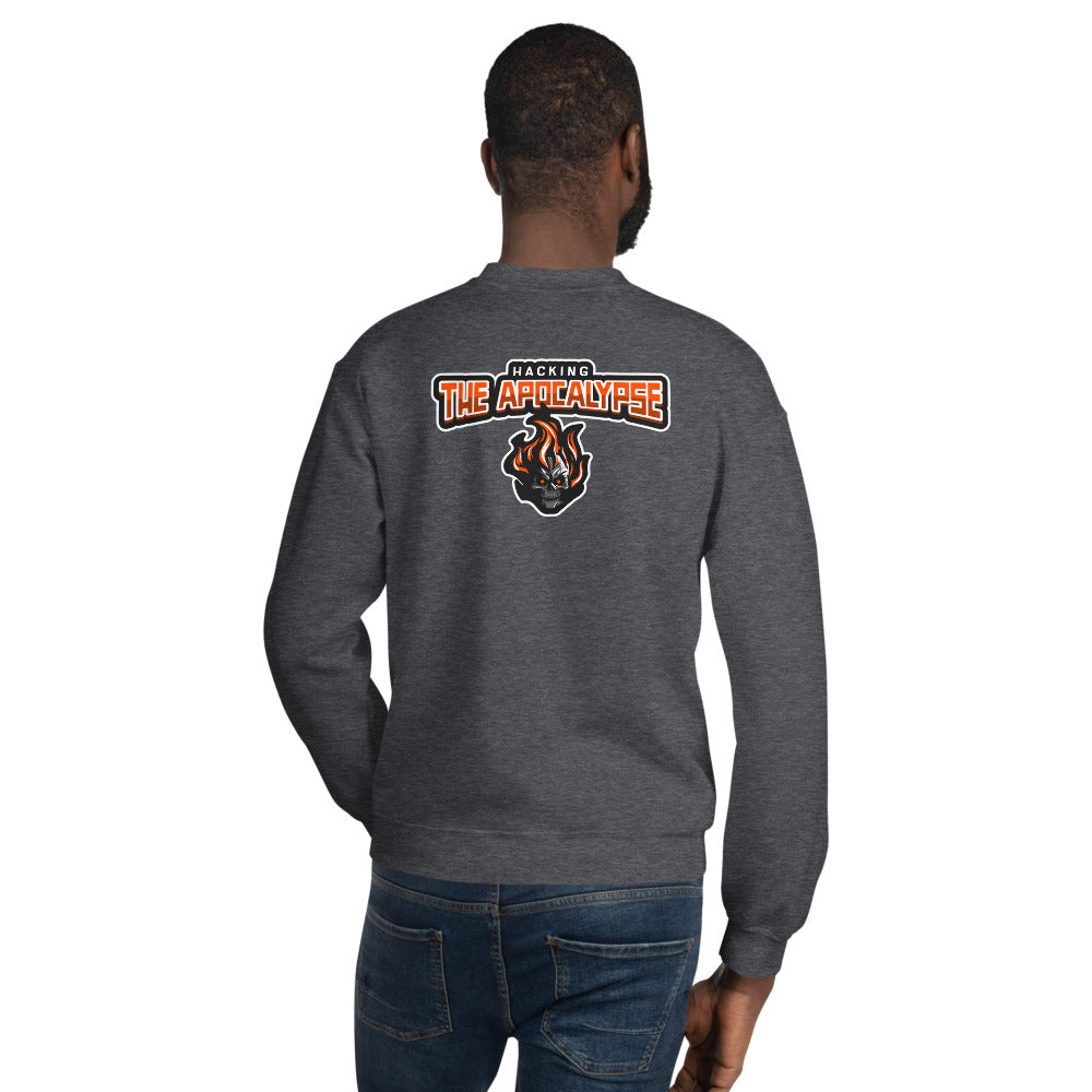 Hacking the Apocalypse v.1 - Unisex Sweatshirt by DarkByteGear