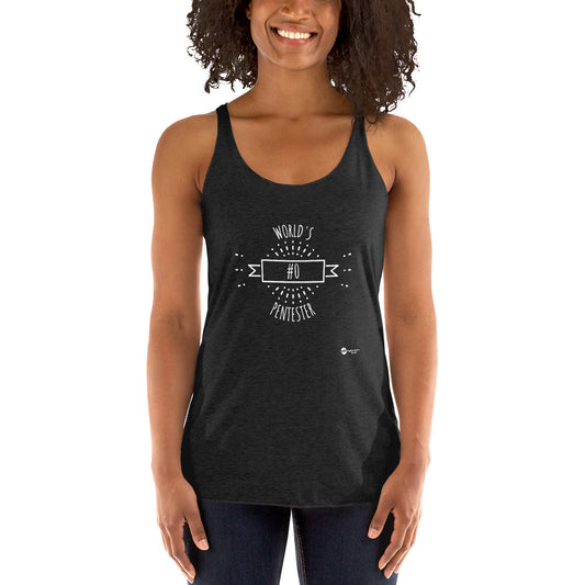 World's #0 Pentester- Women's Racerback Tank by DarkByteGear