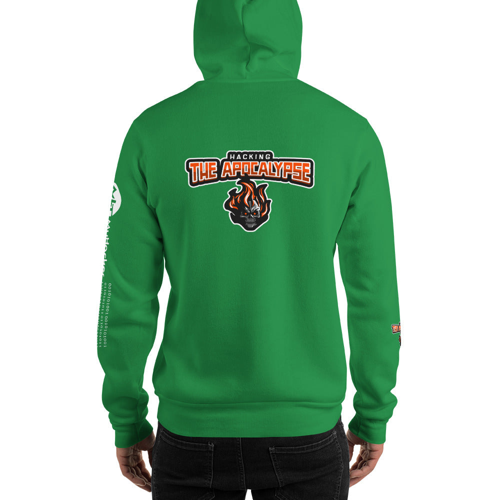 Hacking the apocalypse v1 - Unisex Hoodie (with all sides design) by DarkByteGear