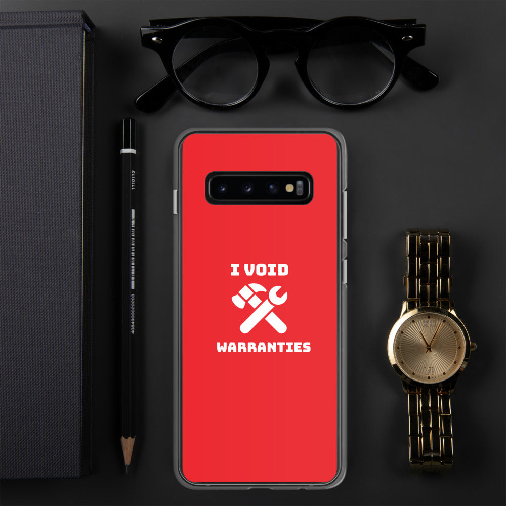 I void warranties - Samsung Case (red) by DarkByteGear