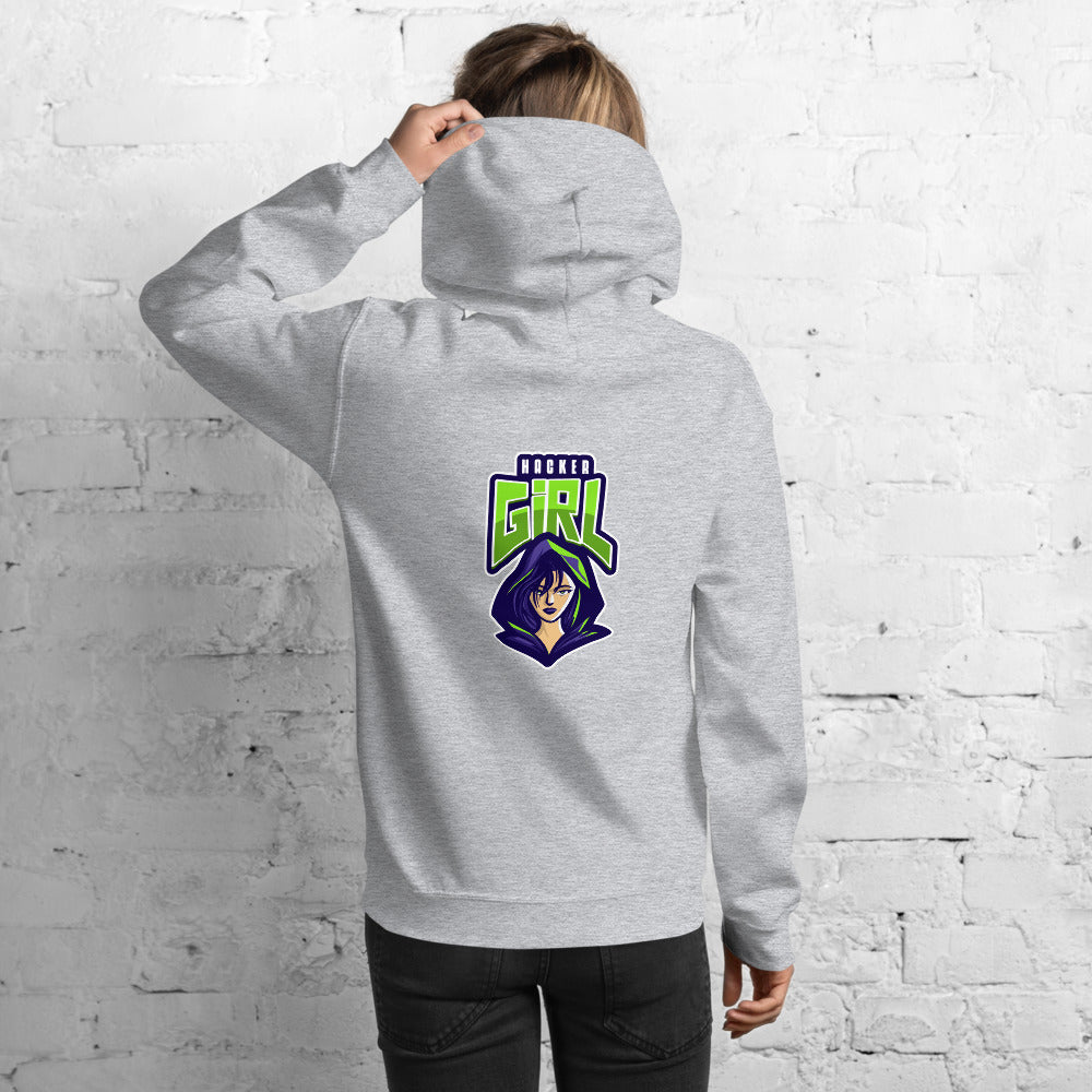 Hackergirl v.1 - Unisex Hoodie by DarkByteGear