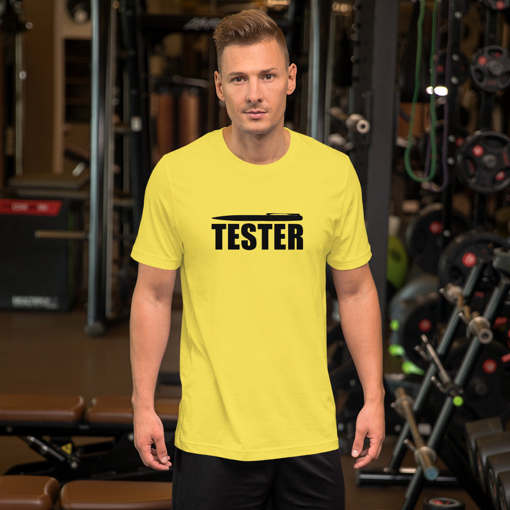 Pentester v5 - Short-Sleeve Unisex T-Shirt (black text) by DarkByteGear