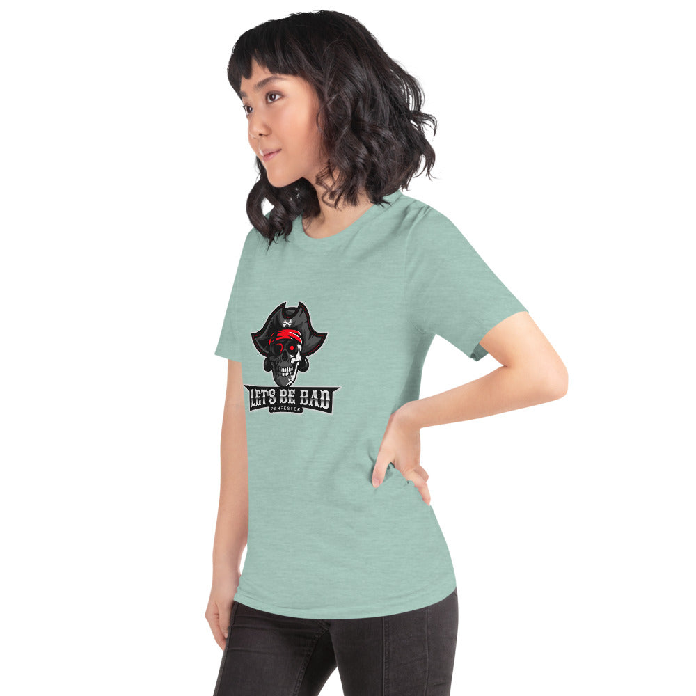 Let's be bad - Short-Sleeve Unisex T-Shirt (white) by DarkByteGear