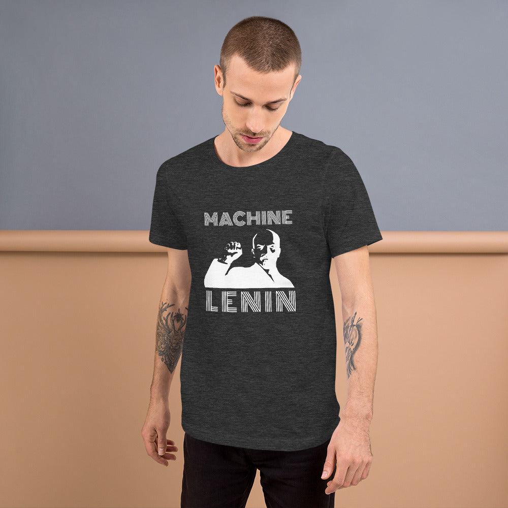 Machine Lenin - Short-Sleeve Unisex T-Shirt by DarkByteGear