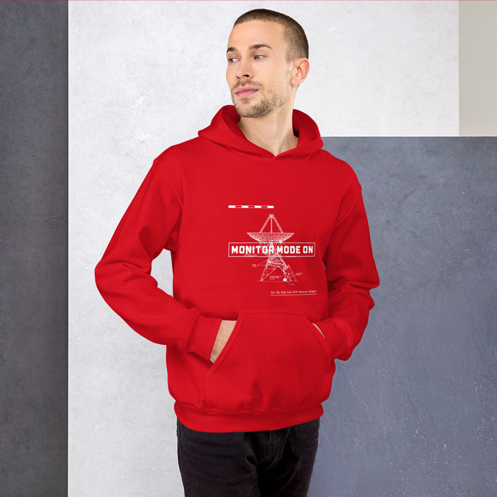 Monitor mode ON - Unisex Hoodie by DarkByteGear