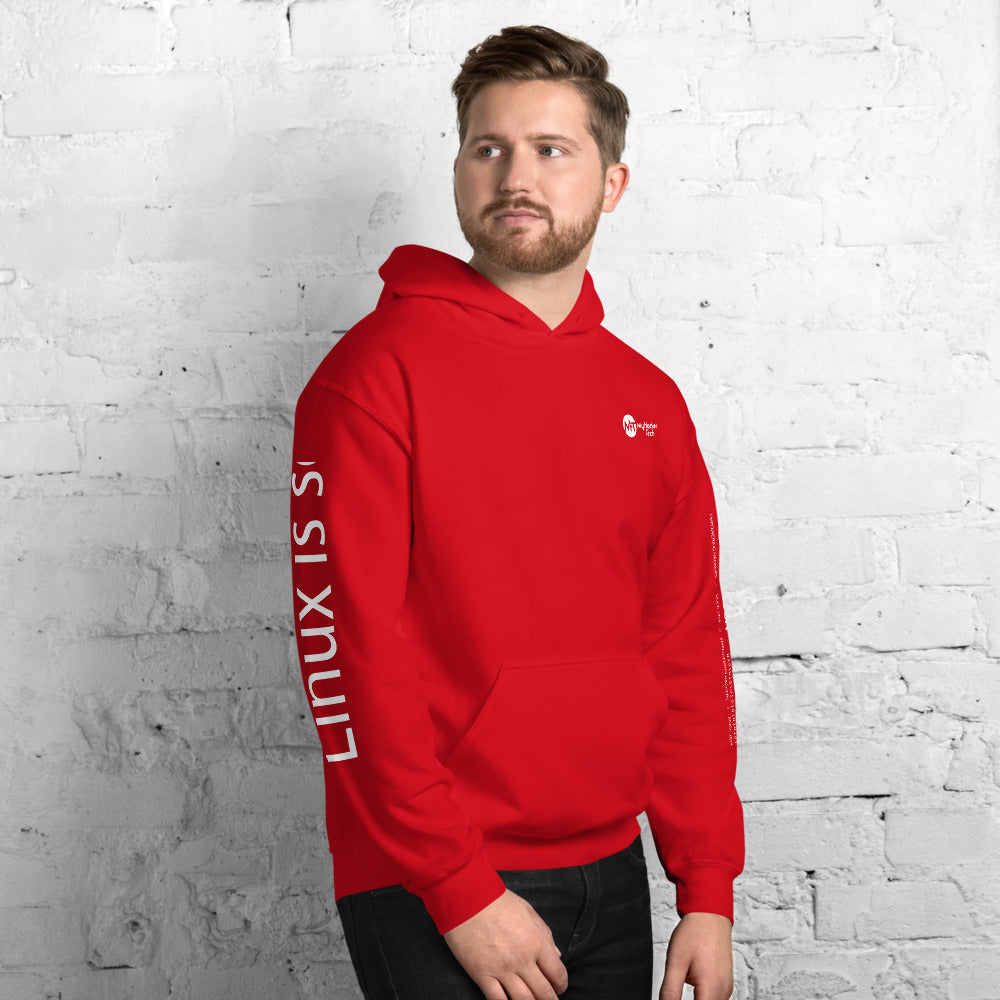 Linux is sexy - Unisex Hoodie ( with all sides designs ) by DarkByteGear