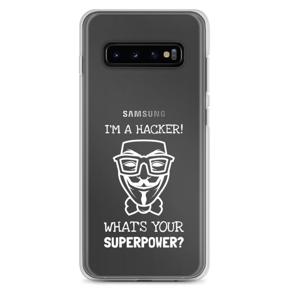 I'm a hacker! What's your superpower? - Samsung Case by DarkByteGear