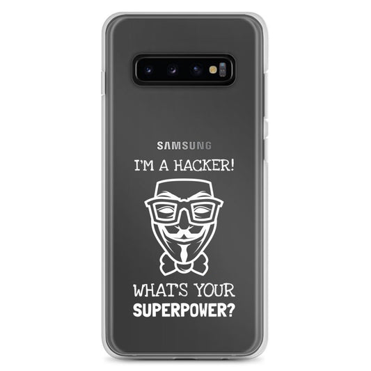 I'm a hacker! What's your superpower? - Samsung Case by DarkByteGear