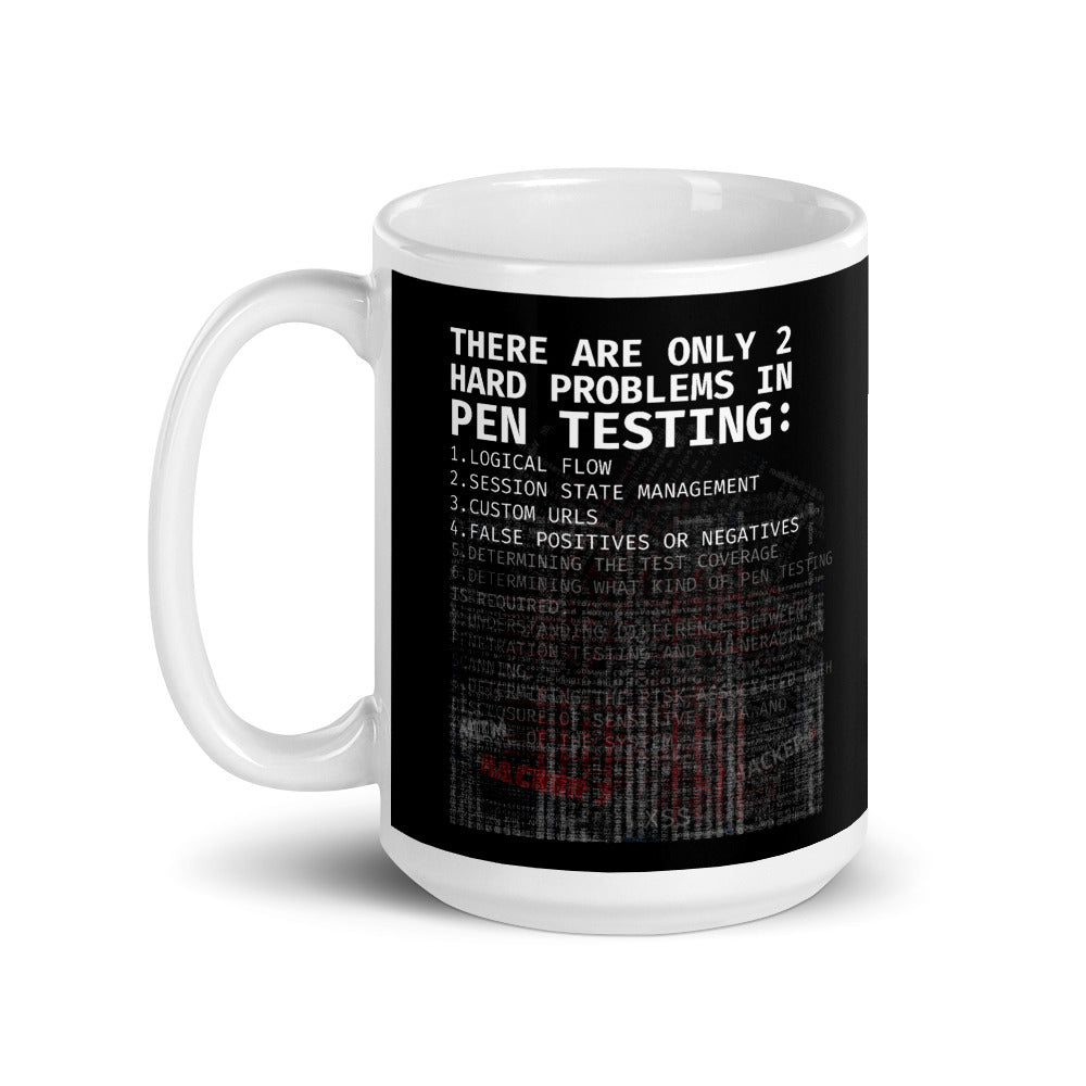 Problems in pen testing - Mug by DarkByteGear