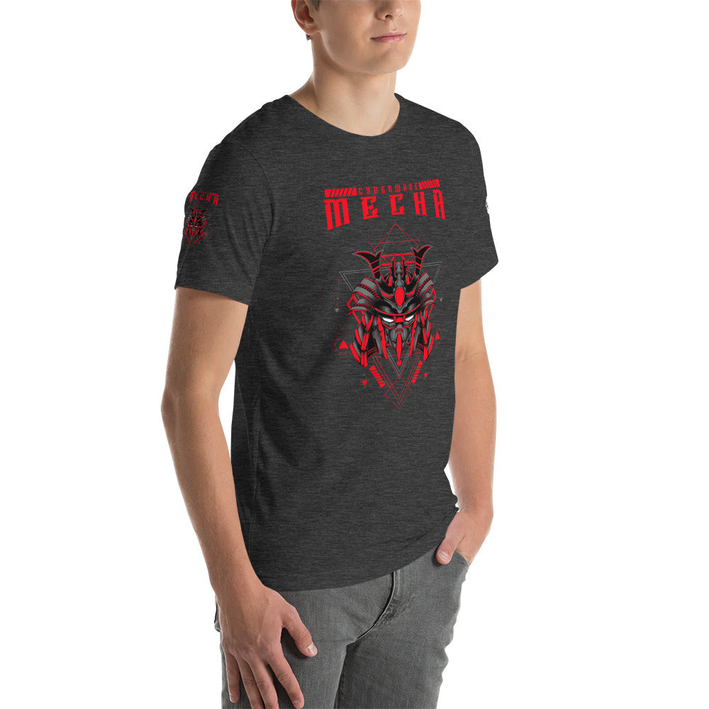 CyberWare Mecha - Short-Sleeve Unisex T-Shirt ( all sides print) by DarkByteGear