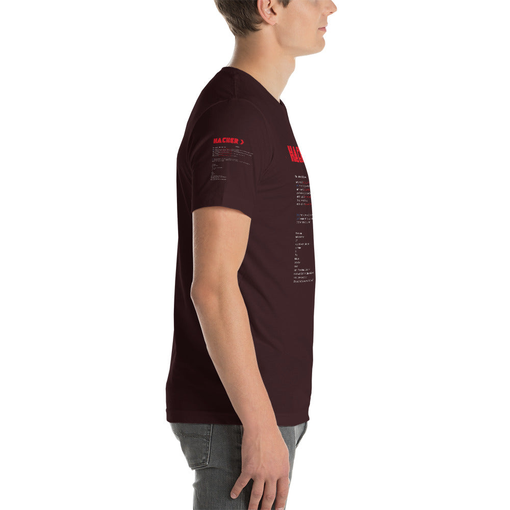 Hacker v3 - Short-Sleeve Unisex T-Shirt by DarkByteGear