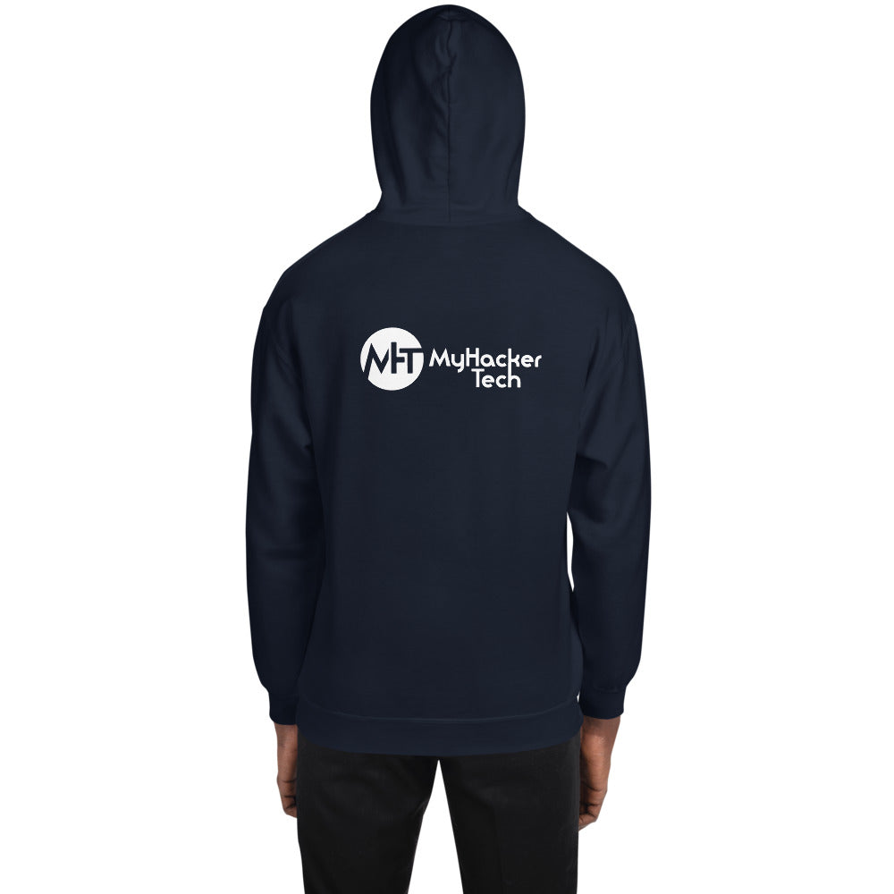MyHackerTech Classic - Unisex Hoodie (with back design) by DarkByteGear