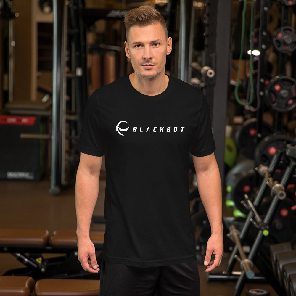Blackbot - Short-Sleeve Unisex T-Shirt by DarkByteGear