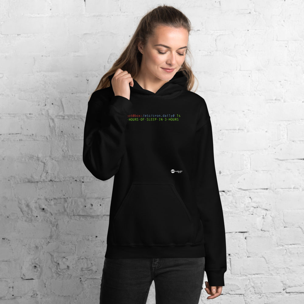 8 hours of sleep in 3 hours - Unisex Hoodie by DarkByteGear