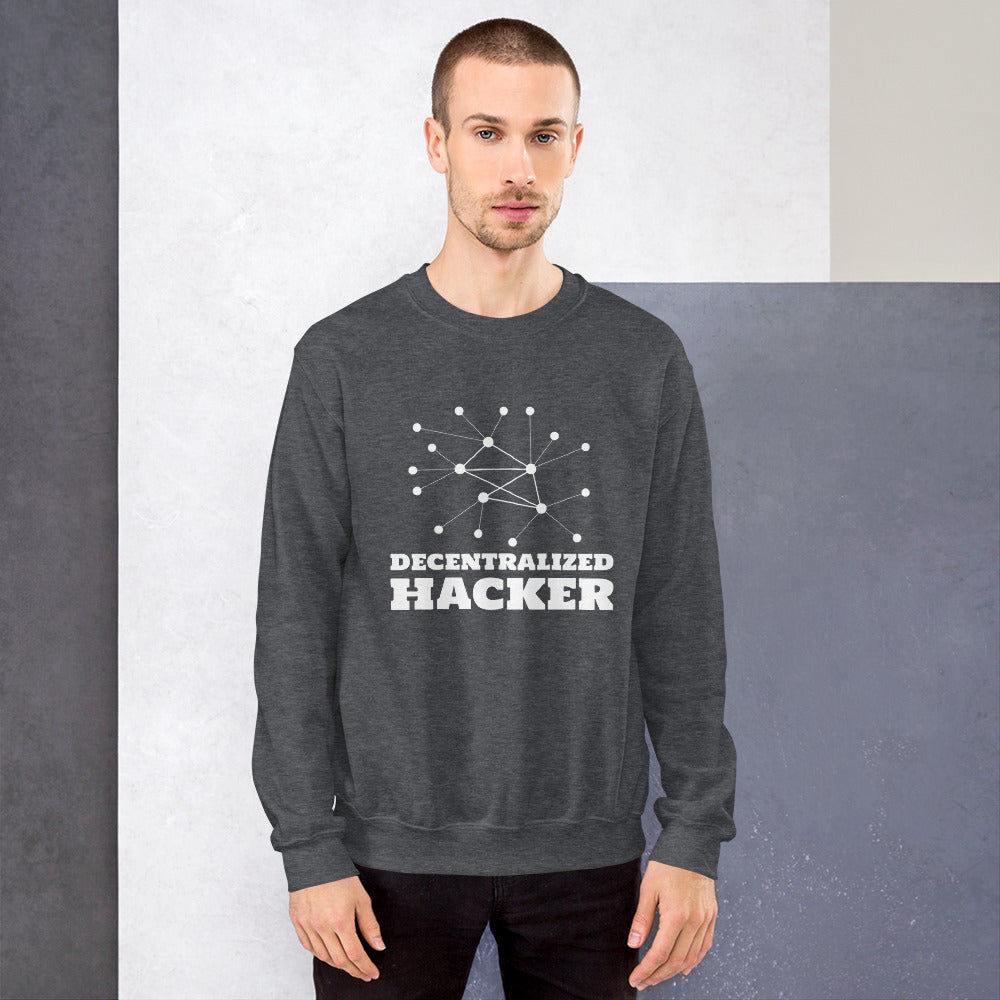 Decentralized Hacker - Unisex Sweatshirt by DarkByteGear