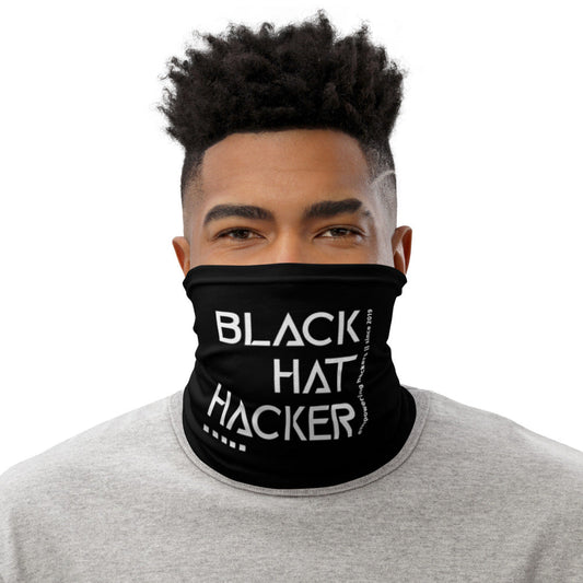 Black Hat Hacker v1 - Neck Gaiter by DarkByteGear