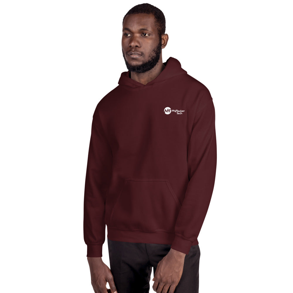 MyHackerTech Classic - Unisex Hoodie (with back design) by DarkByteGear