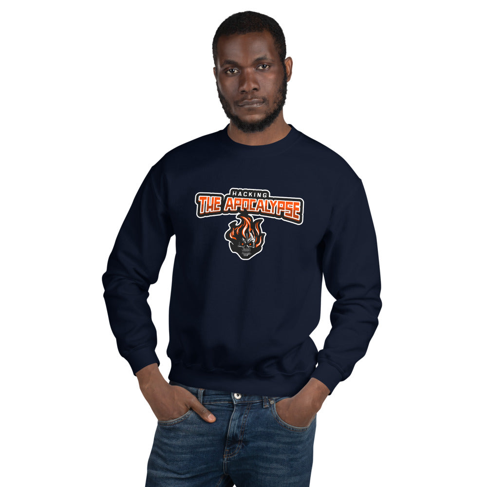 Hacking the Apocalypse v.1 - Unisex Sweatshirt by DarkByteGear