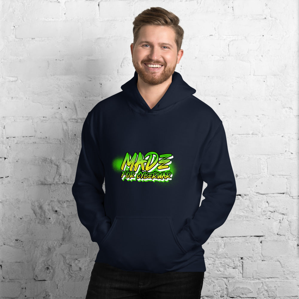 Made for cyberwar - Unisex Hoodie by DarkByteGear