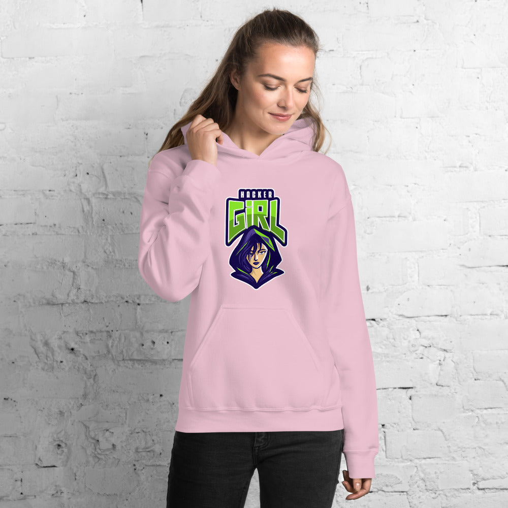 Hackergirl v.1 - Unisex Hoodie by DarkByteGear