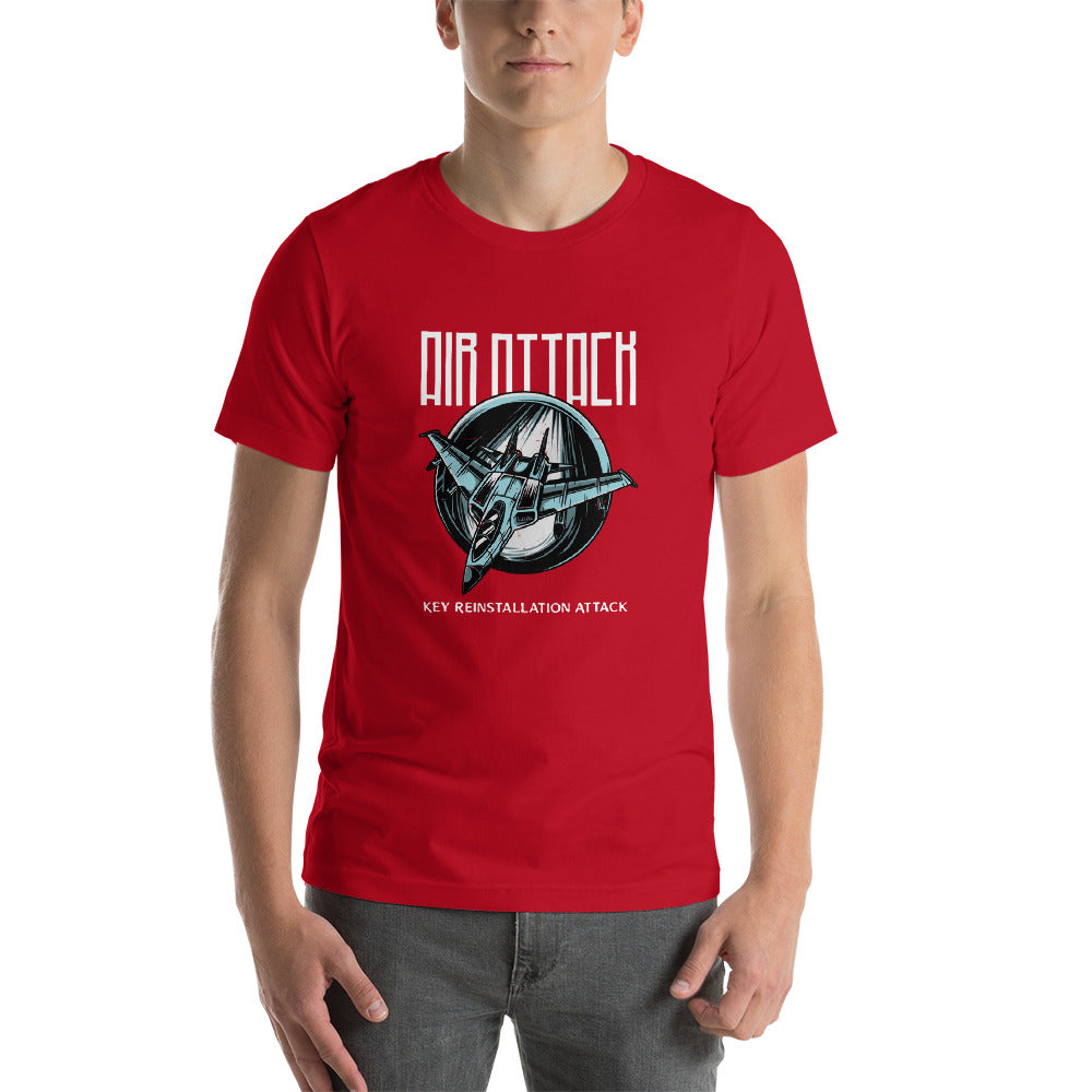 Key Reinstallation Attack - Short-Sleeve Unisex T-Shirt by DarkByteGear