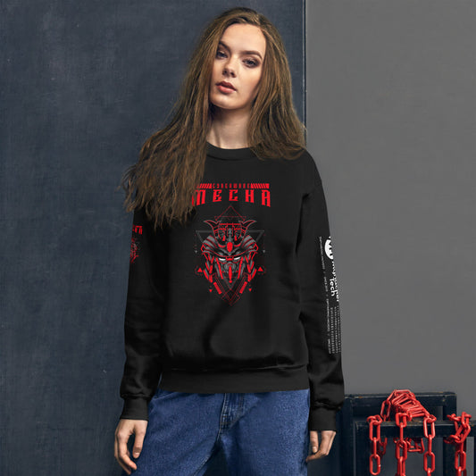 CyberWare Mecha - Unisex Sweatshirt (all sides print) by DarkByteGear