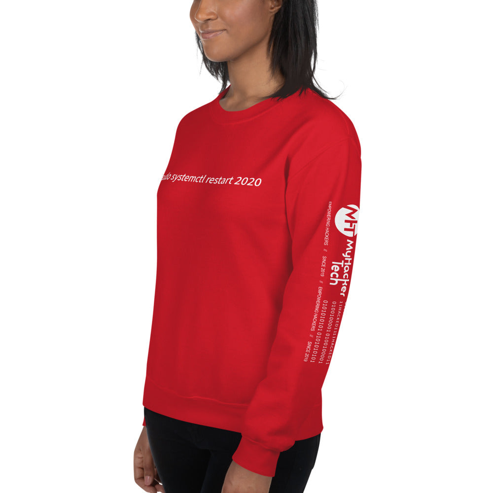 $ sudo systemctl restart 2020 - Unisex Sweatshirt (with all sides design) by DarkByteGear