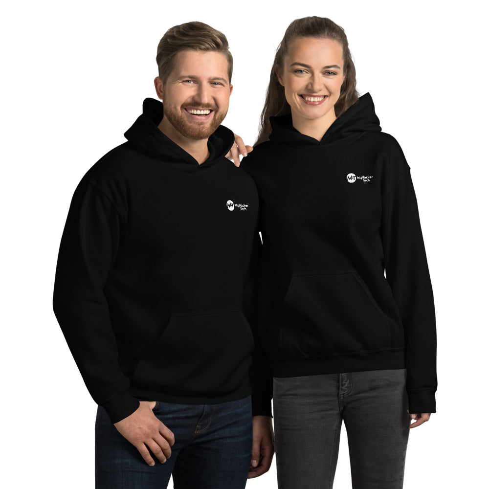 Hacking the apocalypse v - Unisex Hoodie (with back design) by DarkByteGear