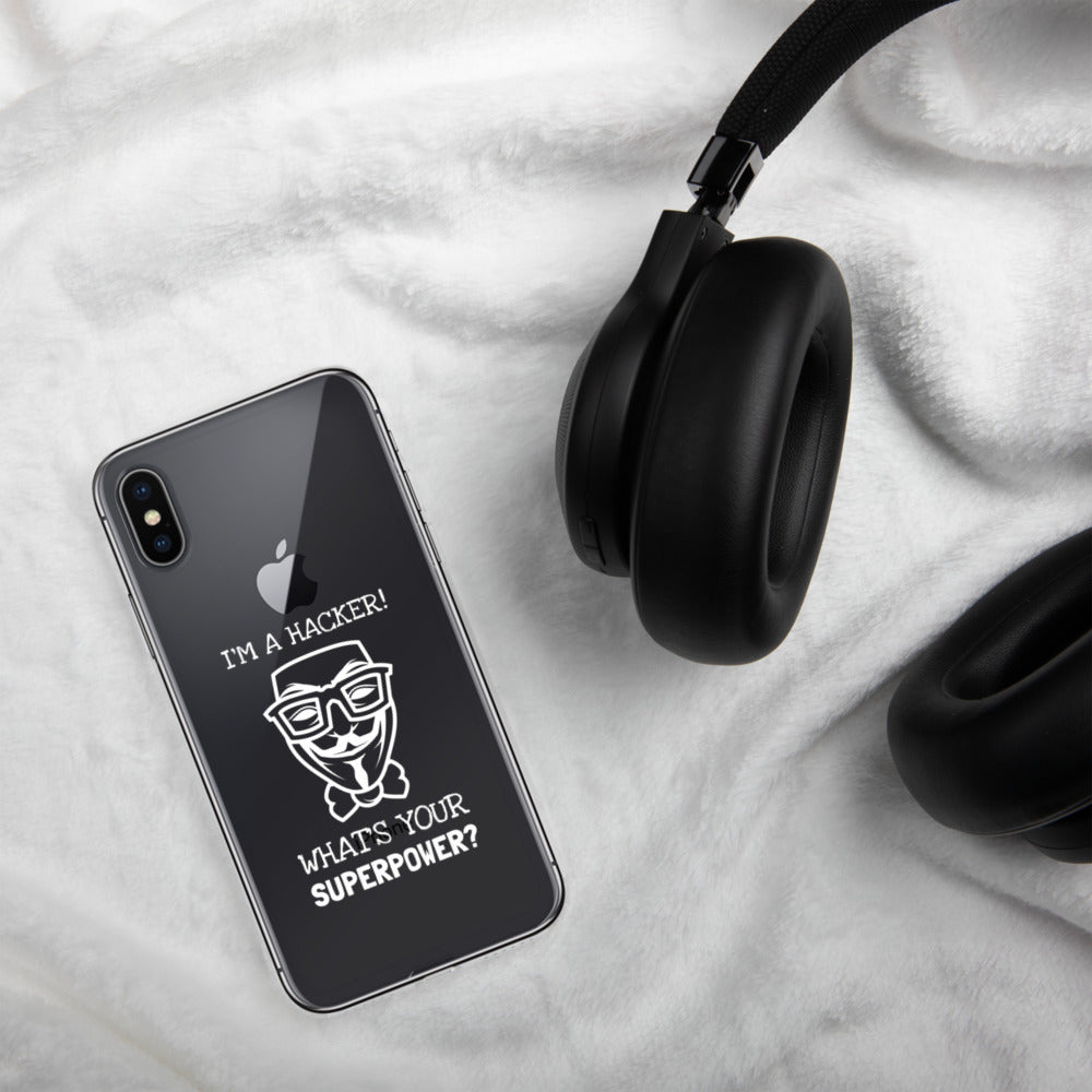 I'm a hacker! What's your superpower? - iPhone Case by DarkByteGear