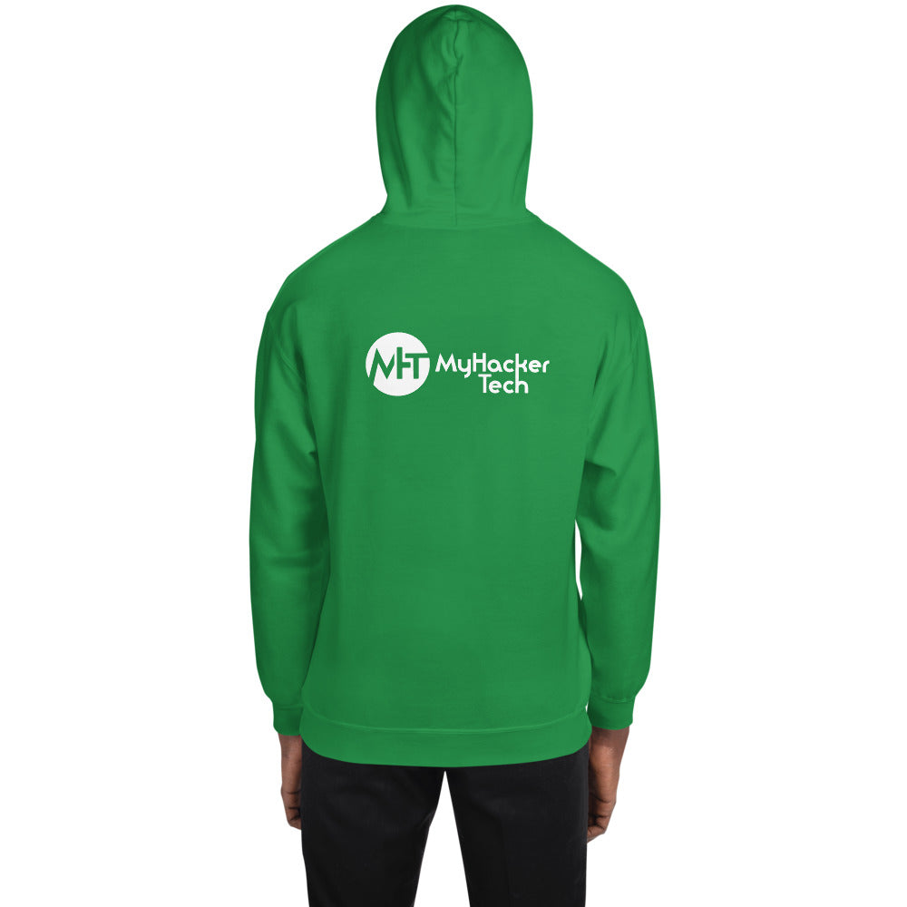 MyHackerTech Classic - Unisex Hoodie (with back design) by DarkByteGear
