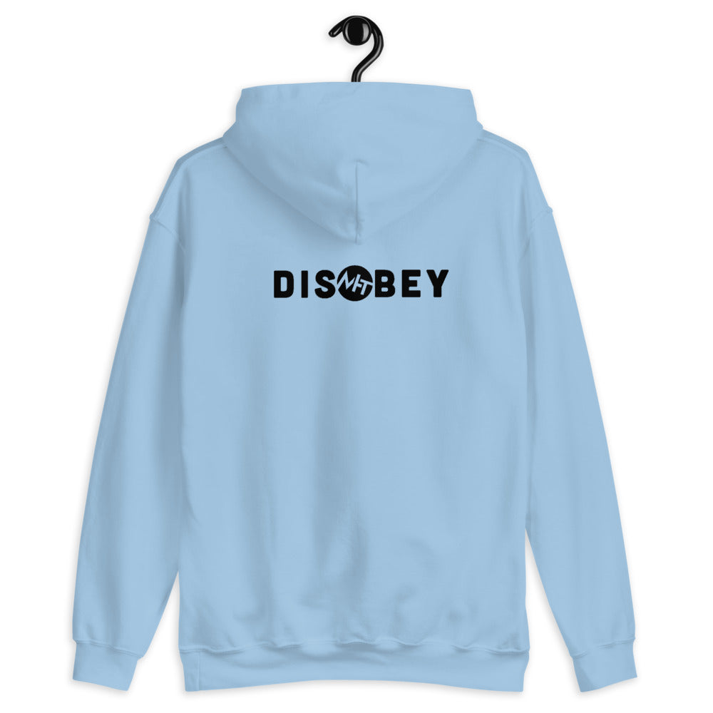 Disobey - Unisex Hoodie (black text) by DarkByteGear