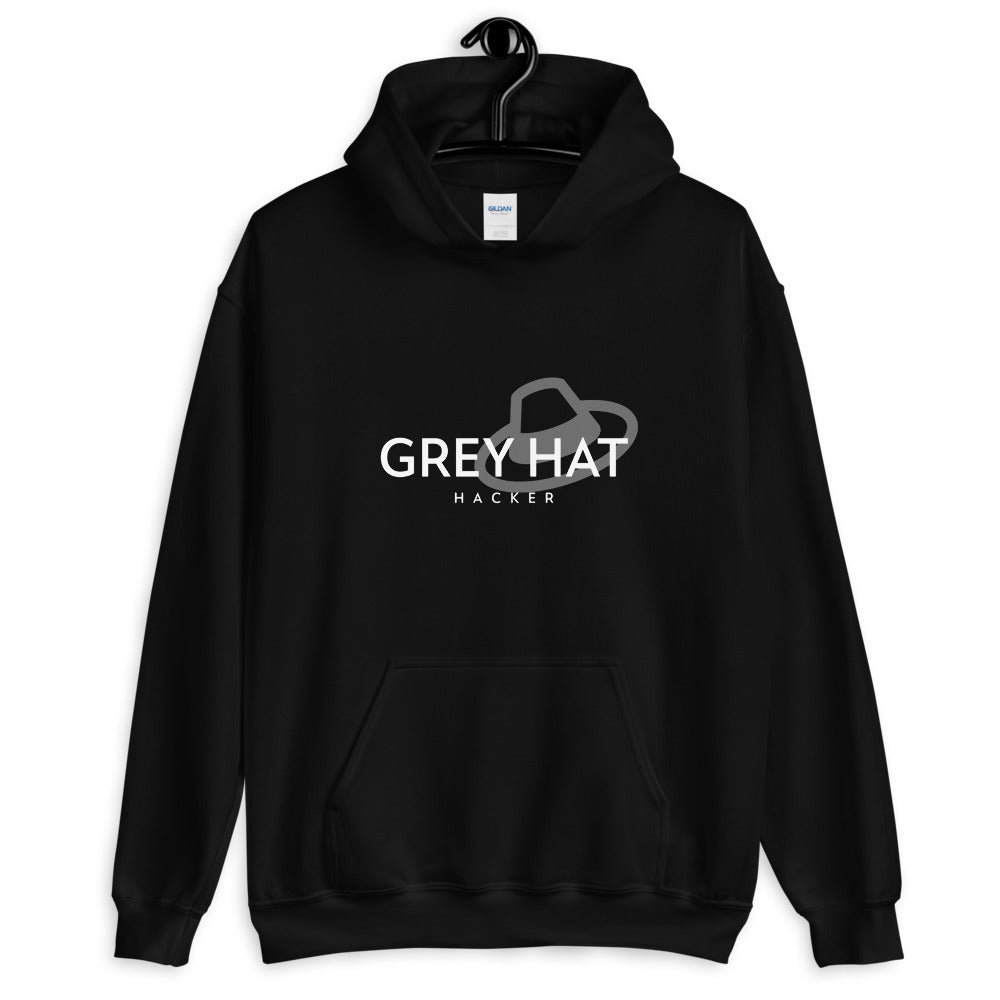 Grey Hat Hacker - Unisex Hoodie by DarkByteGear