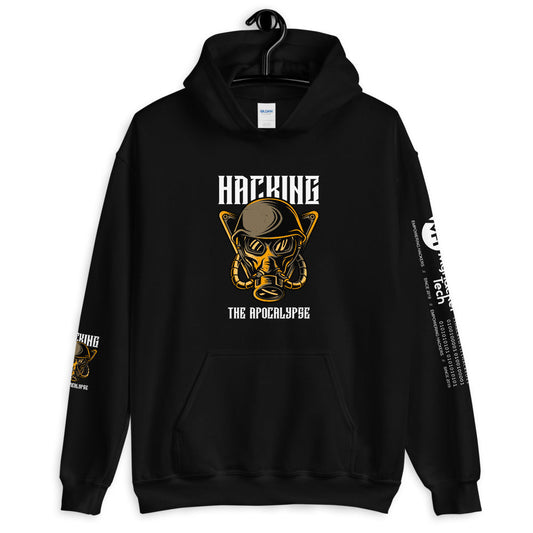 Hacking the apocalypse - Unisex Hoodie (with all sides design) by DarkByteGear