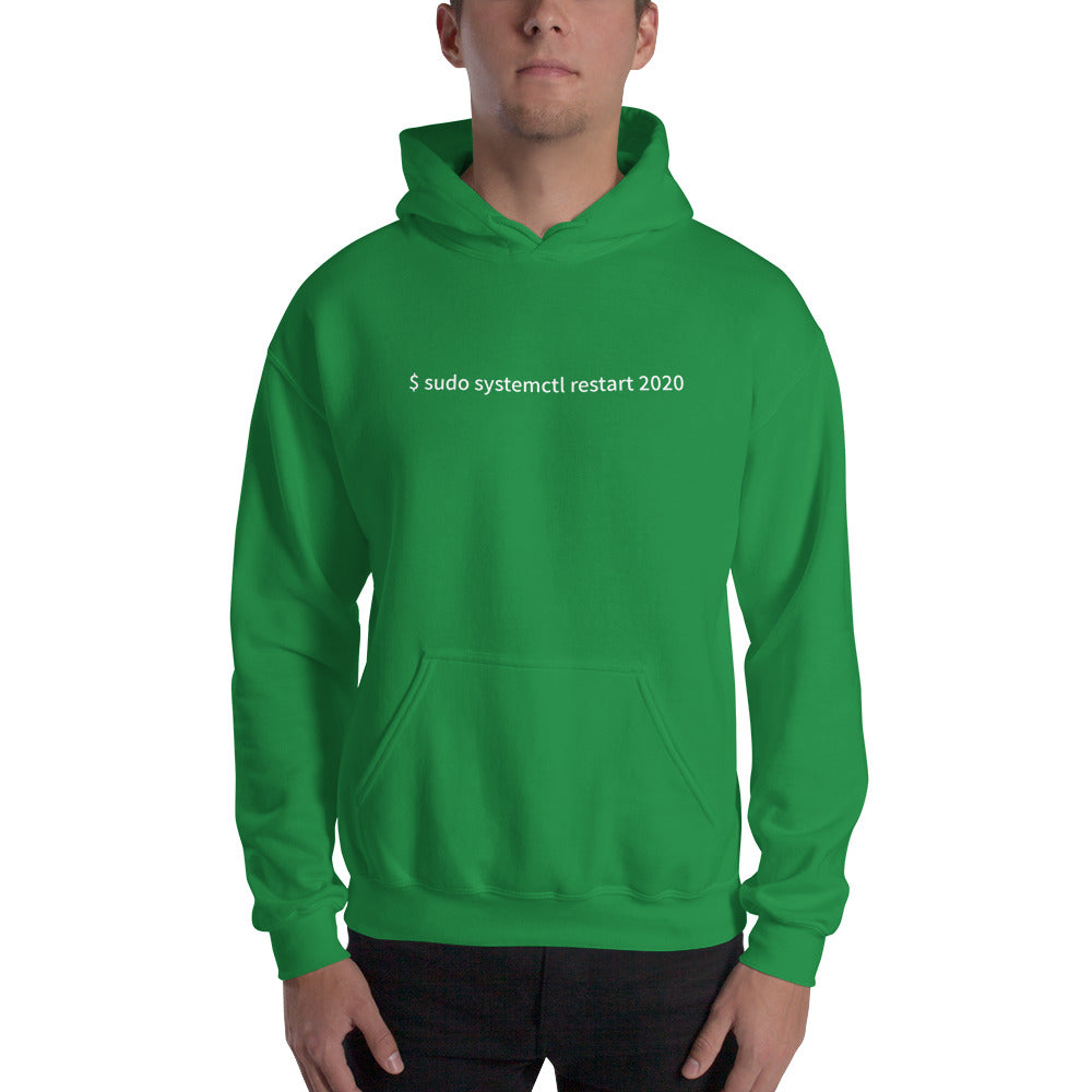 $ sudo systemctl restart 2020 - Unisex Hoodie by DarkByteGear