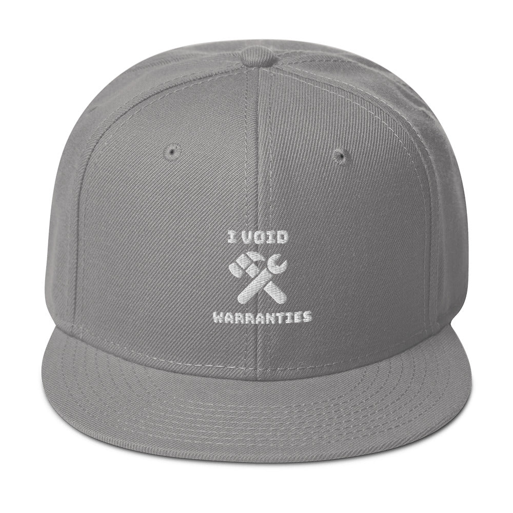 I void warranties - Snapback Hat by DarkByteGear