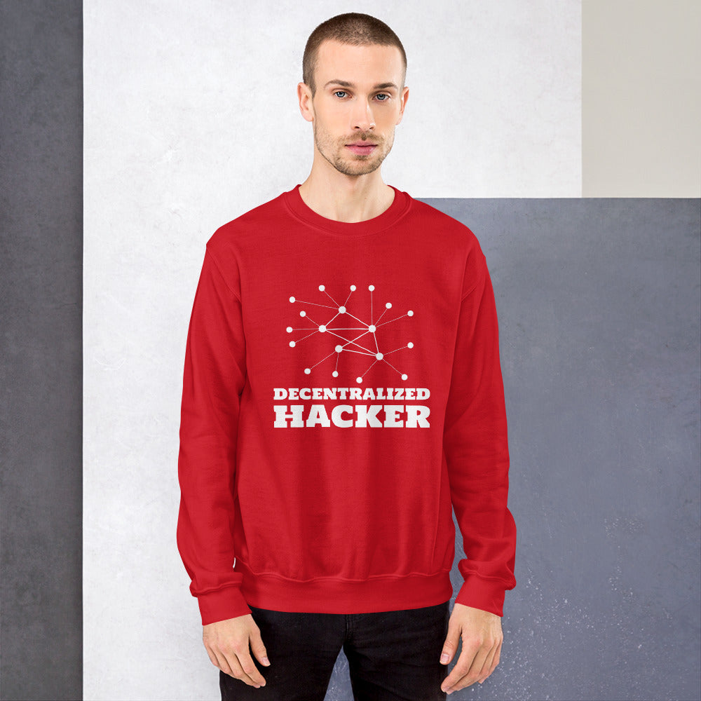 Decentralized Hacker - Unisex Sweatshirt by DarkByteGear