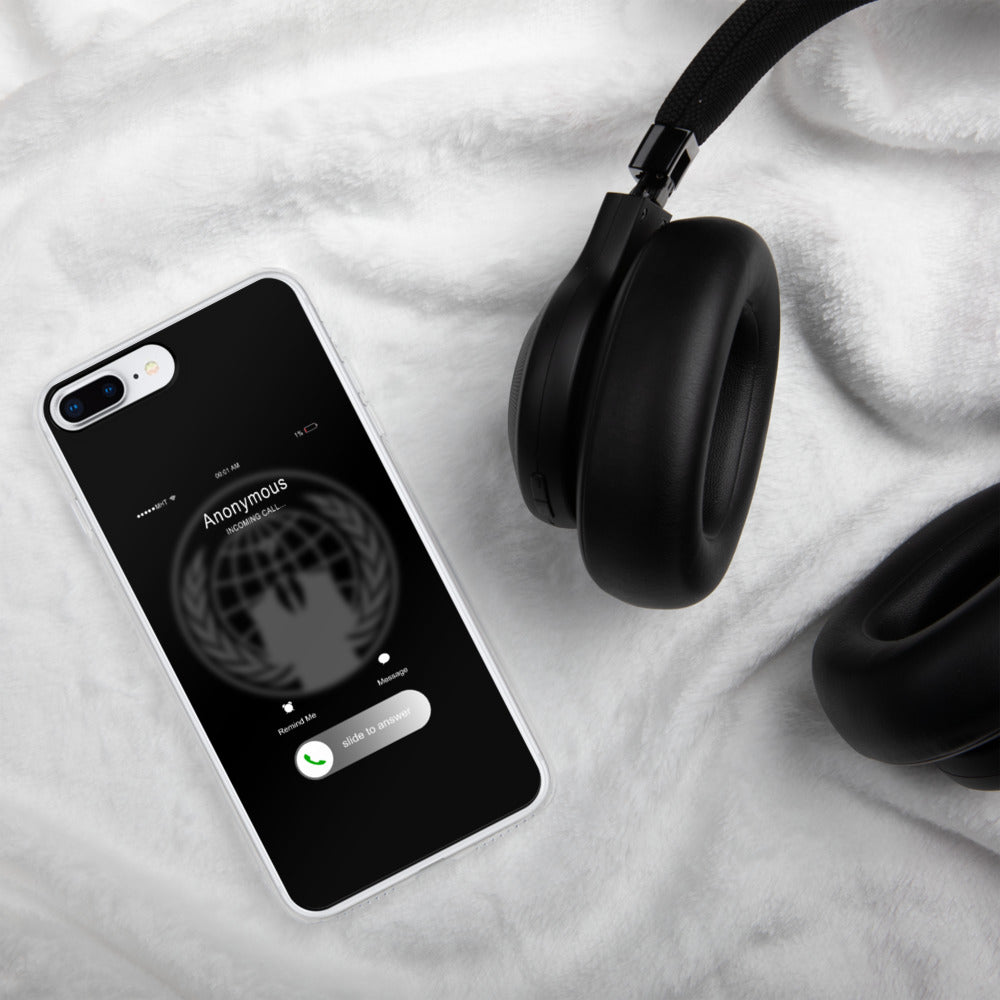 Anonymous incoming call - iPhone Case by DarkByteGear