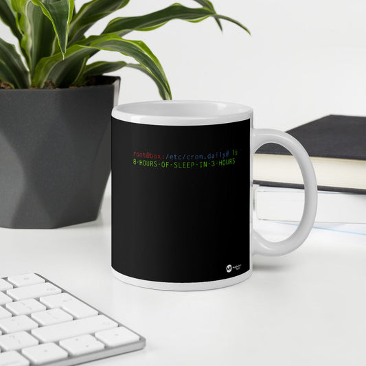 8 hours of sleep in 3 hours - Mug by DarkByteGear