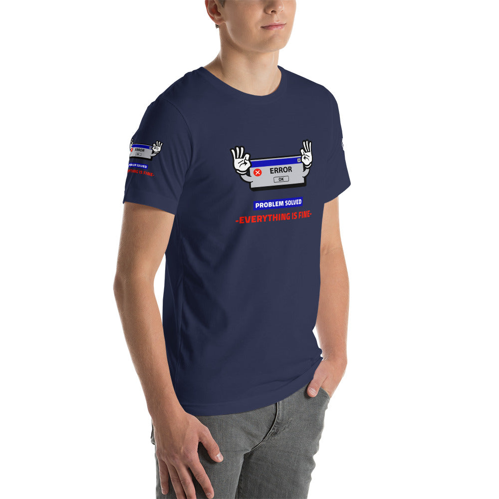 Problem solved - Short-Sleeve Unisex T-Shirt by DarkByteGear