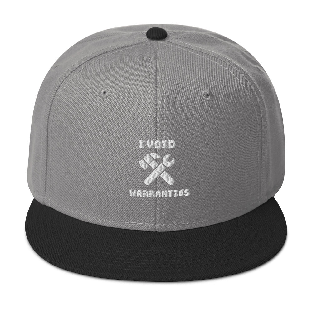 I void warranties - Snapback Hat by DarkByteGear