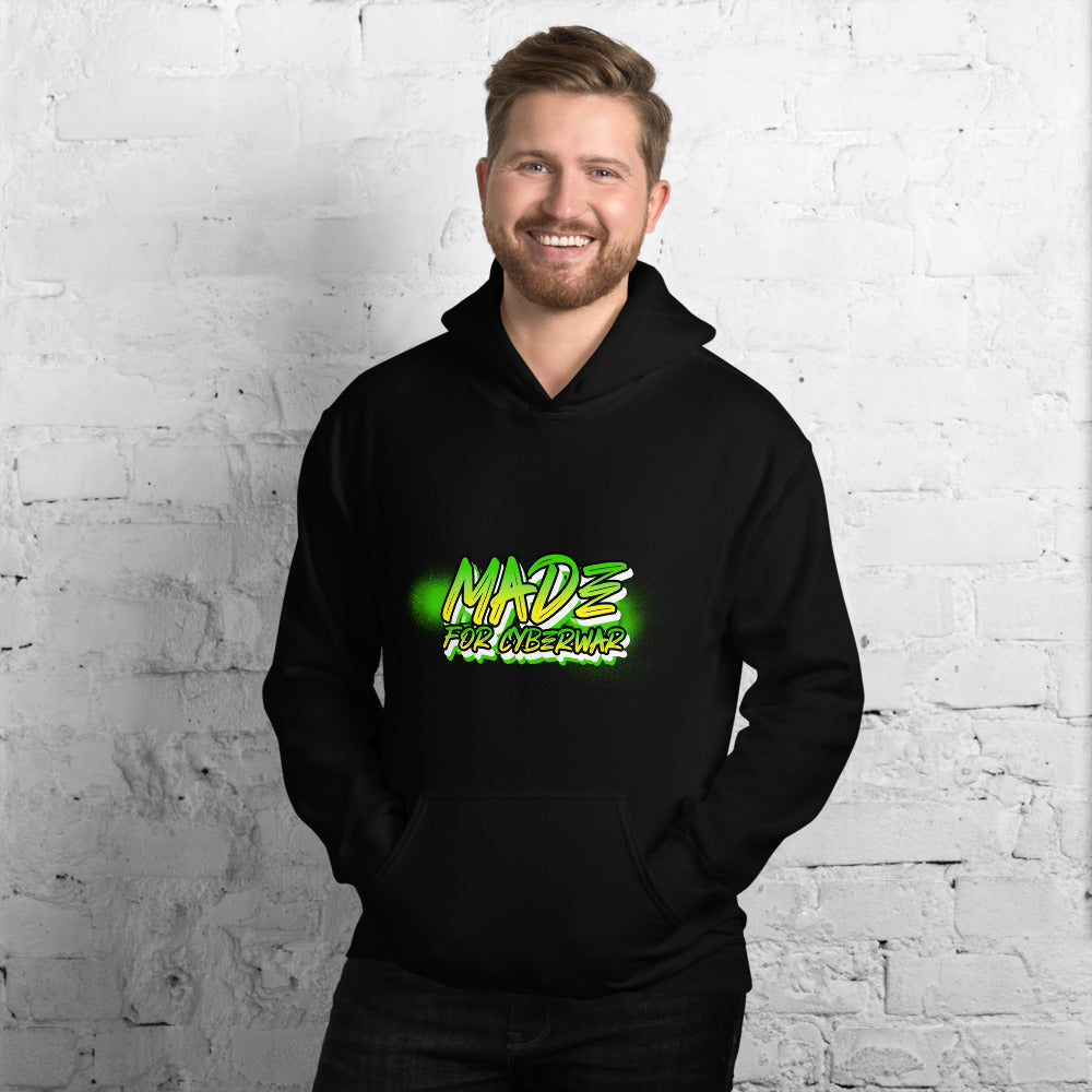 Made for cyberwar - Unisex Hoodie by DarkByteGear