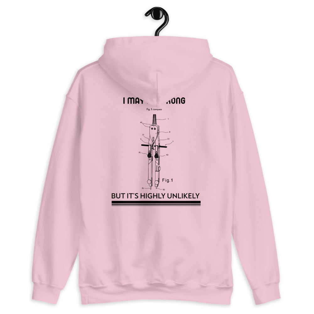 I may be wrong, but it's highly unlikely - Unisex Hoodie (black text) by DarkByteGear