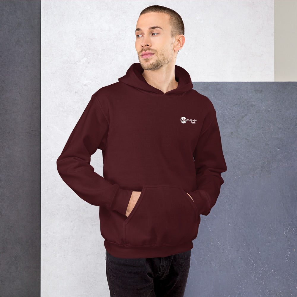 // no comment - Unisex Hoodie (with back design) by DarkByteGear