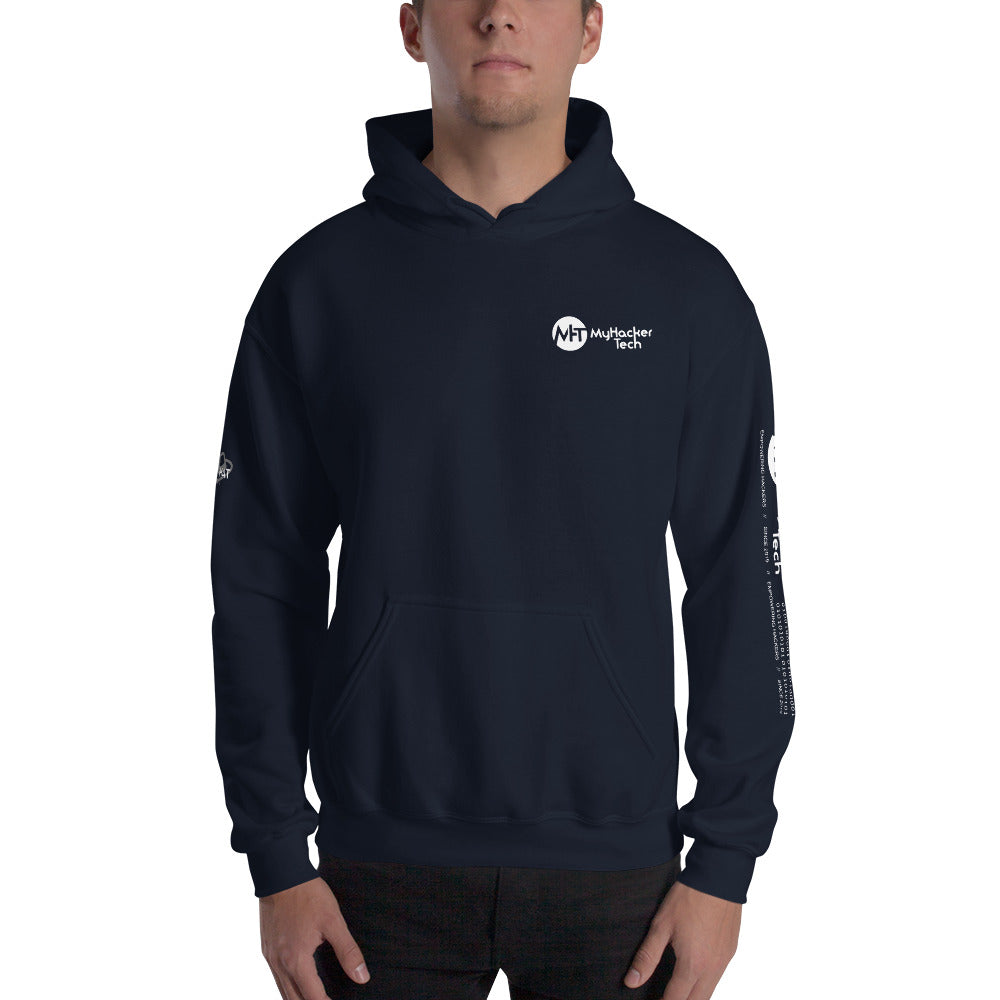 Grey Hat Hacker - Unisex Hoodie (all sides print) by DarkByteGear