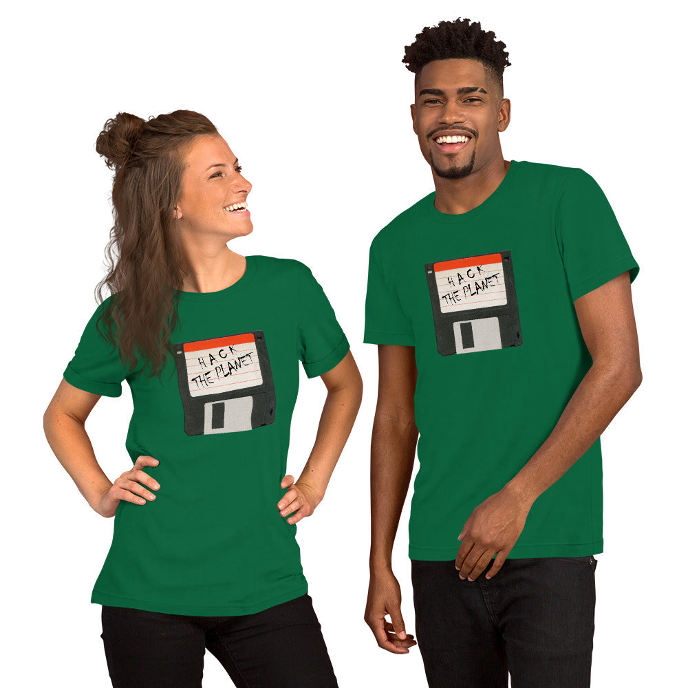Hack the planet - Short-Sleeve Unisex T-Shirt by DarkByteGear
