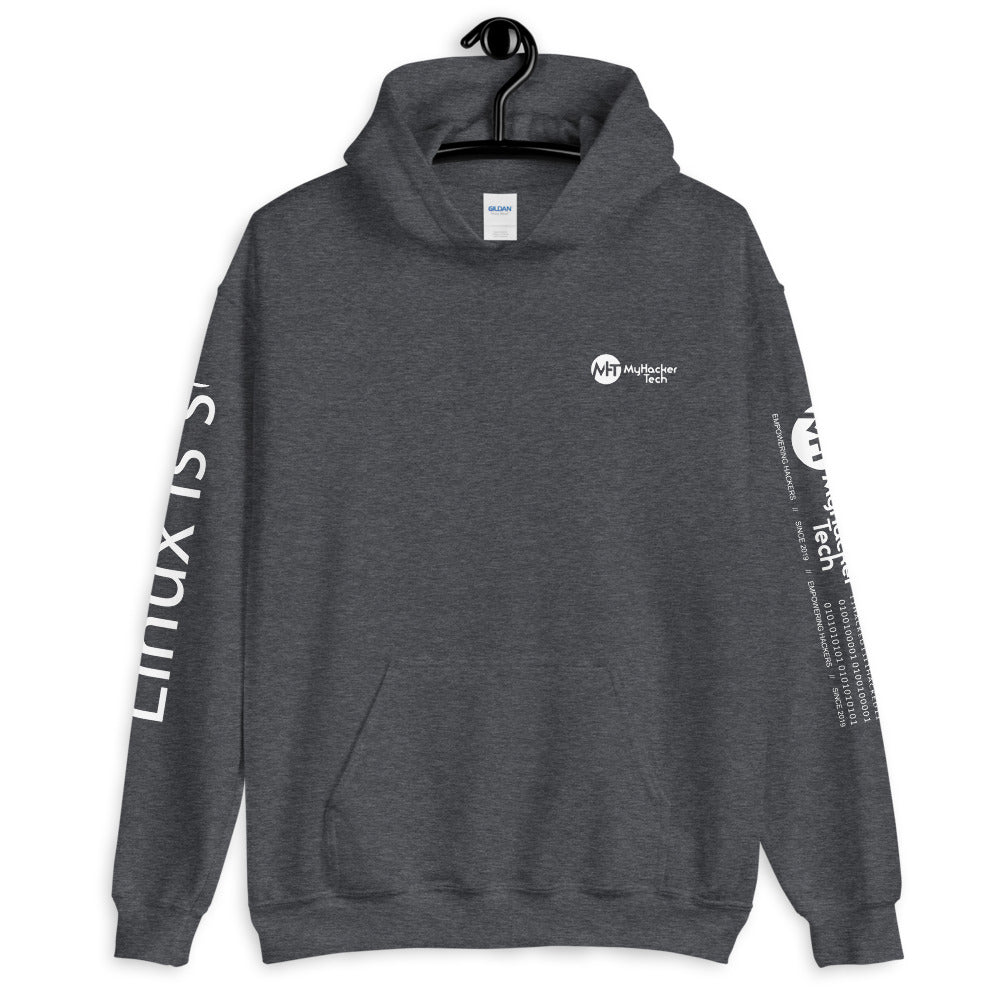 Linux is sexy - Unisex Hoodie ( with all sides designs ) by DarkByteGear