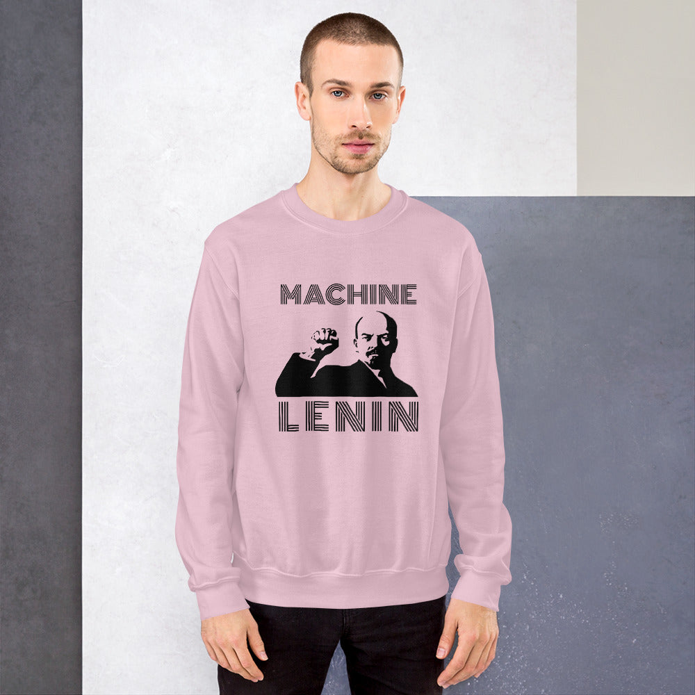 Machine Lenin - Unisex Sweatshirt (black text) by DarkByteGear