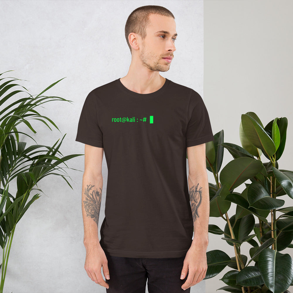 root at kali - Short-Sleeve Unisex T-Shirt by DarkByteGear