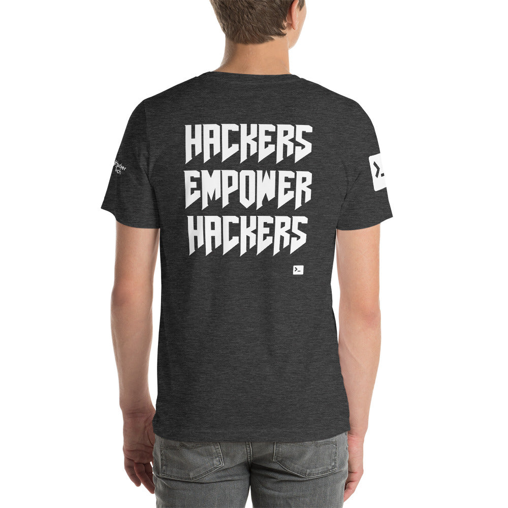 Hackers empower hackers - Short-Sleeve Unisex T-Shirt by DarkByteGear